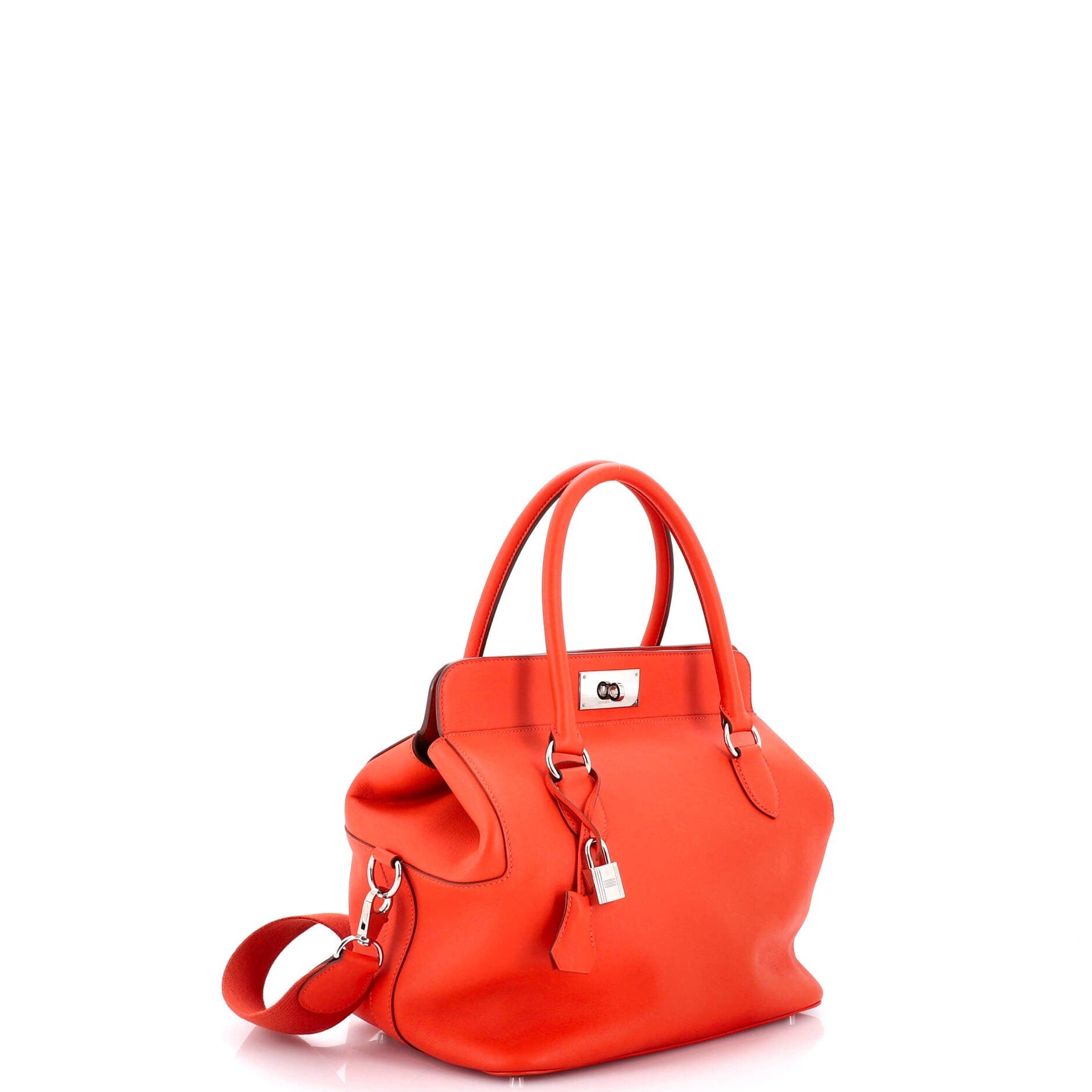 Pre-Owned Hermes Toolbox Bag Swift 26, Alternate, color, Capucine