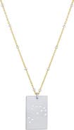 Set & Stones Zodiac Constellation Pendant Necklace