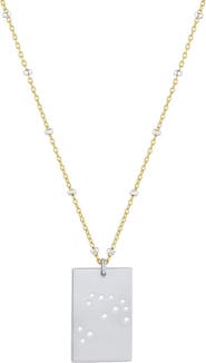 Set & Stones Zodiac Constellation Pendant Necklace