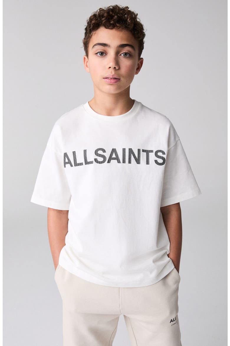 Kids' Underground Oversize Logo Graphic T-Shirt, Alternate, color, WHITE