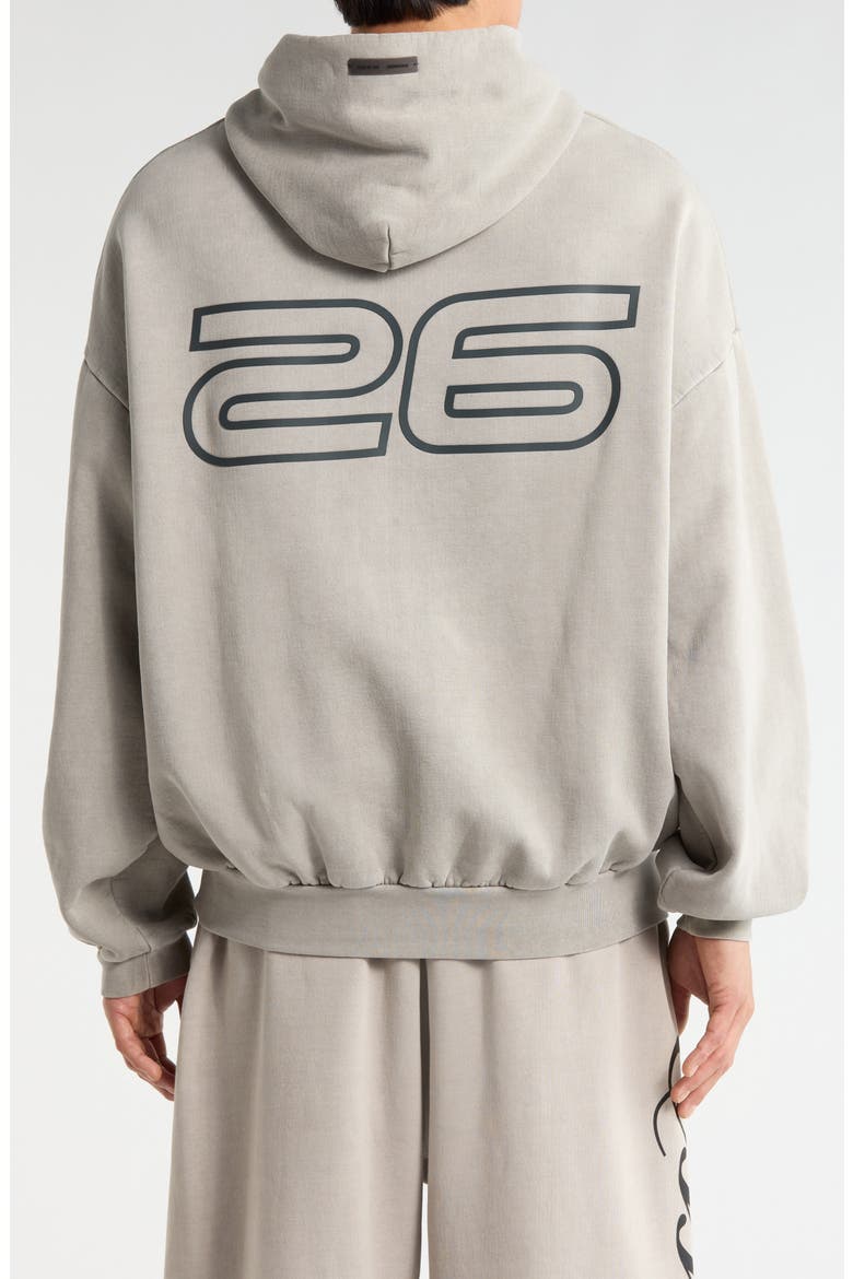 '90s Fleece Logo Graphic Hoodie, Alternate, color, SMOKE GREY
