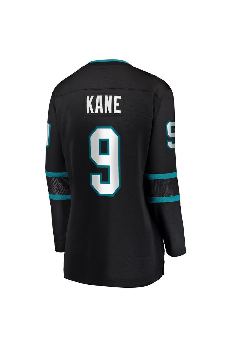 Women's Fanatics Branded Evander Kane Black San Jose Sharks Alternate Premier Breakaway Jersey, Alternate, color, Black