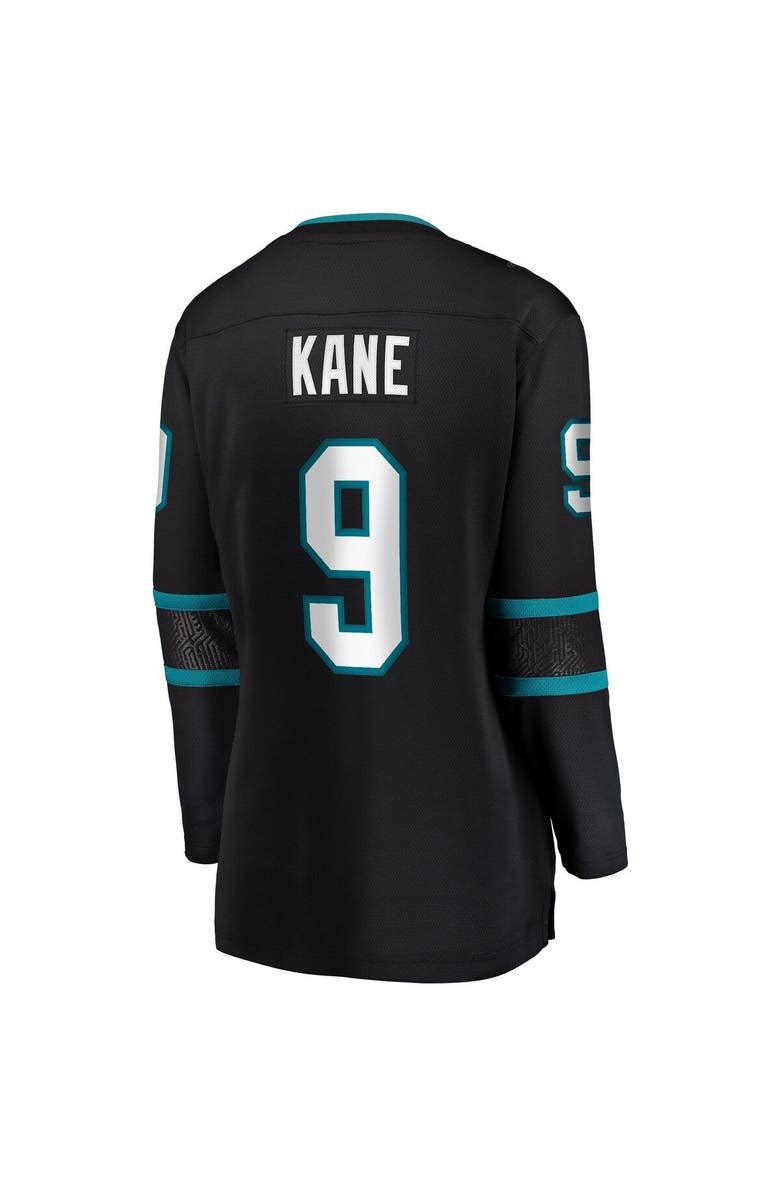 FANATICS Women's Fanatics Branded Evander Kane Black San Jose Sharks Alternate Premier Breakaway Jersey, Alternate, color, 