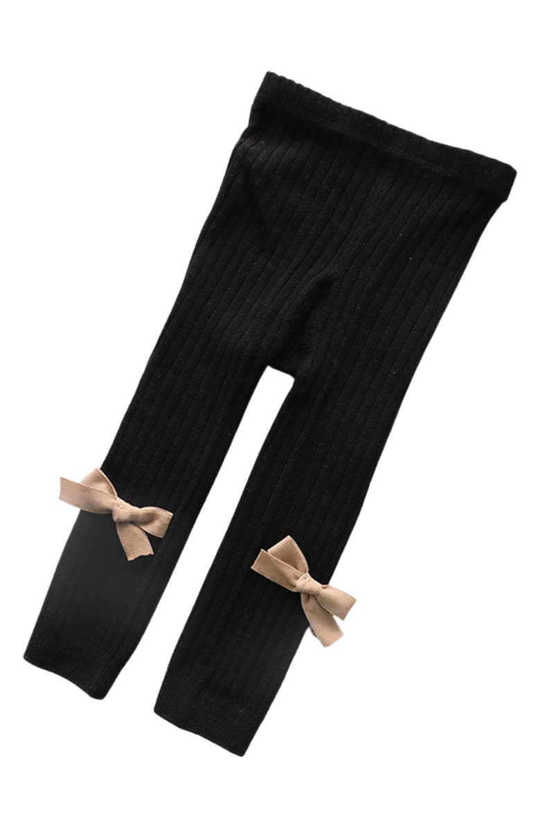 Ashmi & Co. Mila Knit Cotton Leggings, Main, color, Black