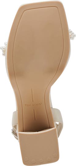Adilyn Imitation Pearl Platform Sandal
