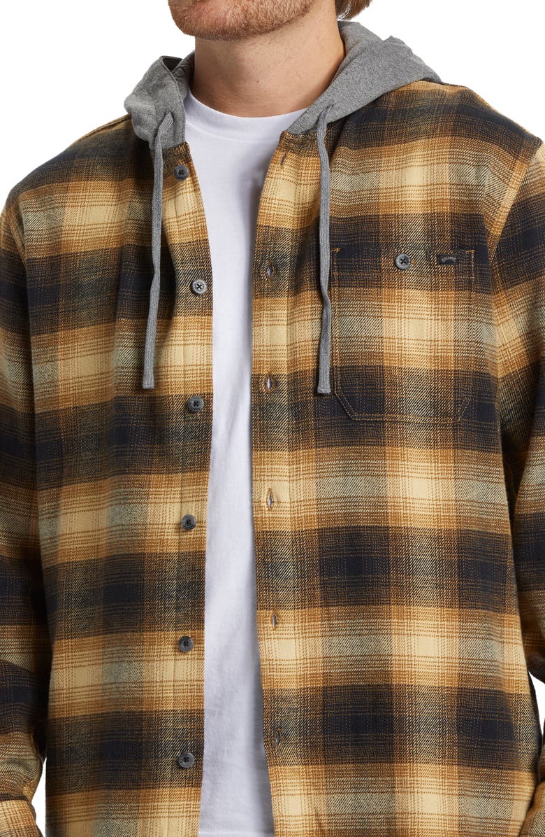 Billabong Baja Hooded Button-Up Shirt, Alternate, color,