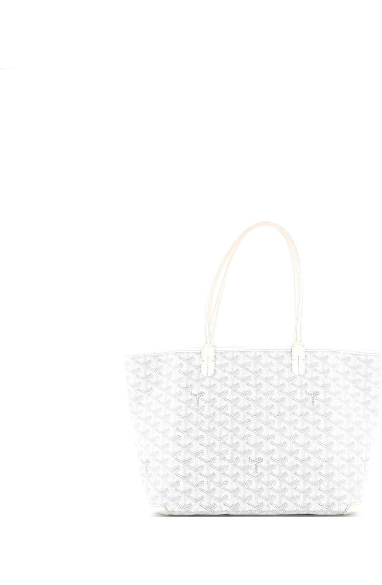 Pre-Owned Goyard Artois Tote Coated Canvas PM, Alternate, color, White