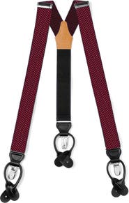 Cufflinks, Inc. Heathered Grey Adjustable Suspenders