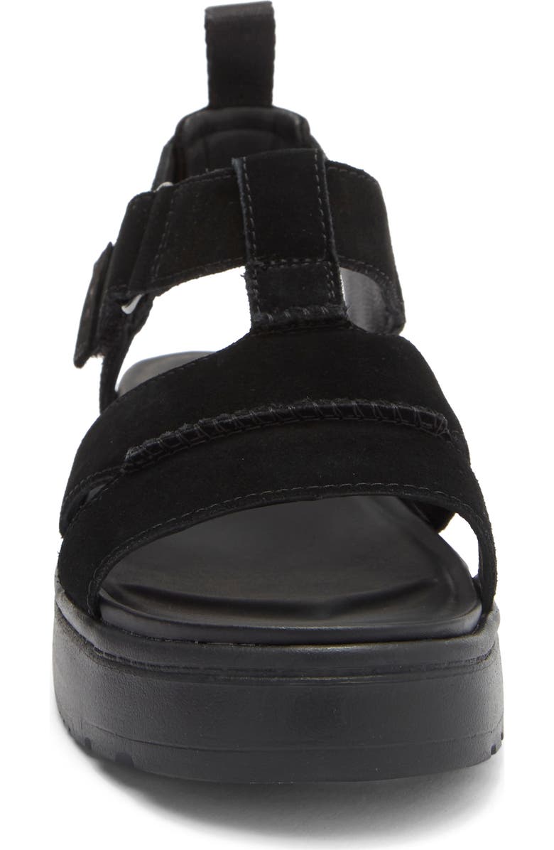 UGG<sup>®</sup> Zayne Fisher Sandal, Alternate, color, Black