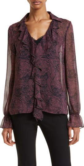 Ted Baker pleat detailed long line cardigan on sale deep purple - Ted 0 (US 2)