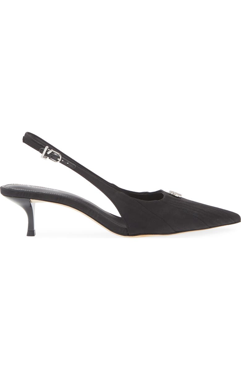 Larroudé Maxime Slingback Pointed Toe Kitten Heel Pump, Alternate, color,