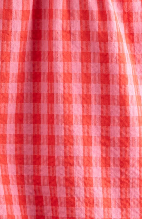 Nordstrom Kids' Gingham Flutter Romper