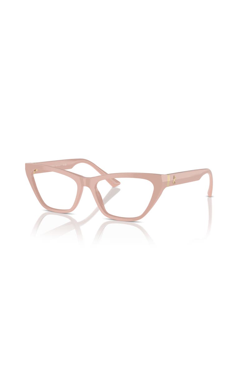 Jimmy Choo 54mm Cat Eye optical glasses, Main, color, Pink