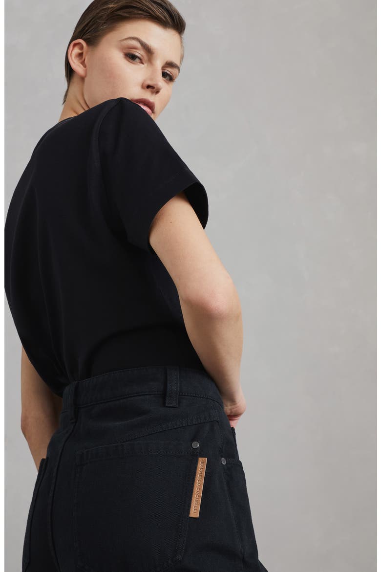 Relaxed trousers, Alternate, color, Black