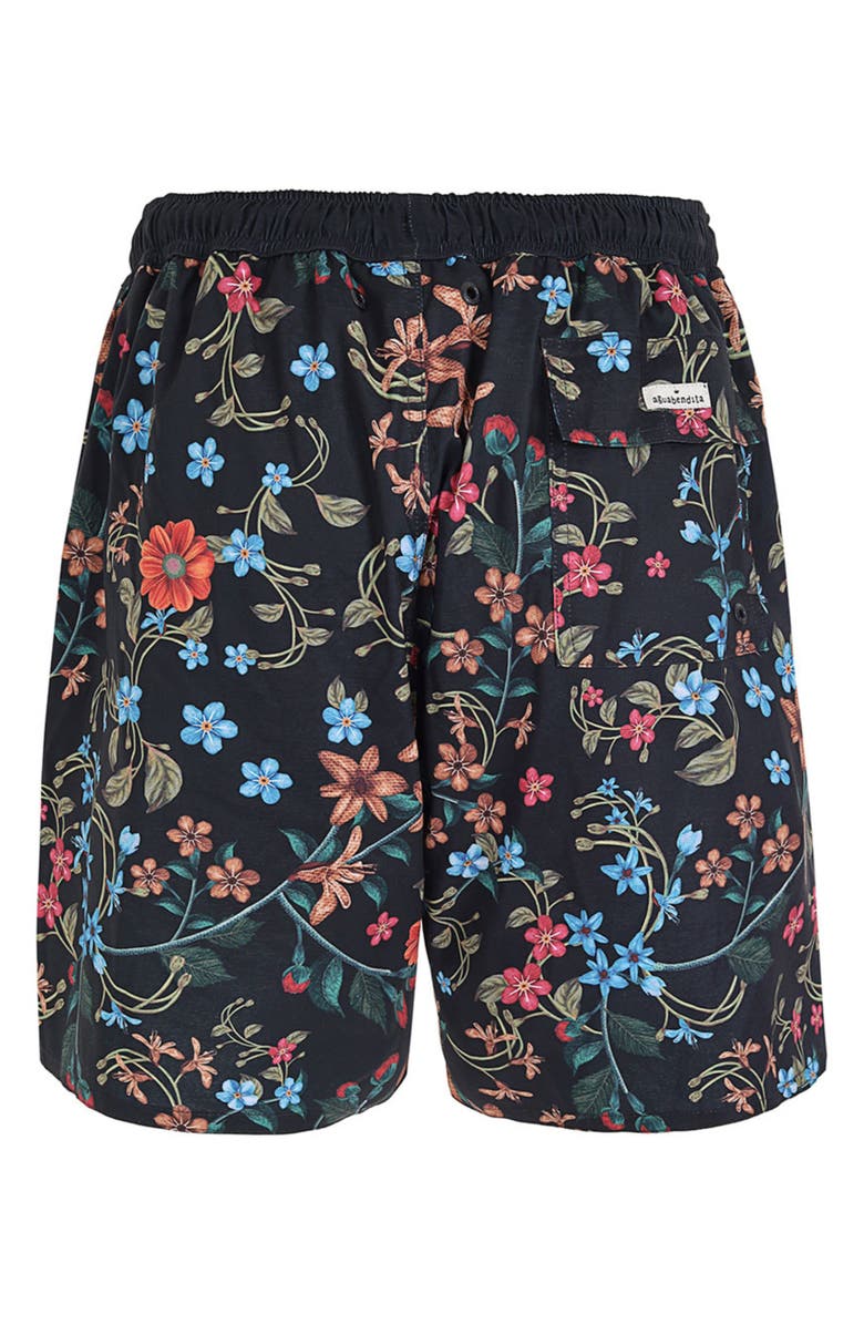 Agua Bendita Joe Swim Trunks, Alternate, color, Brown Multi