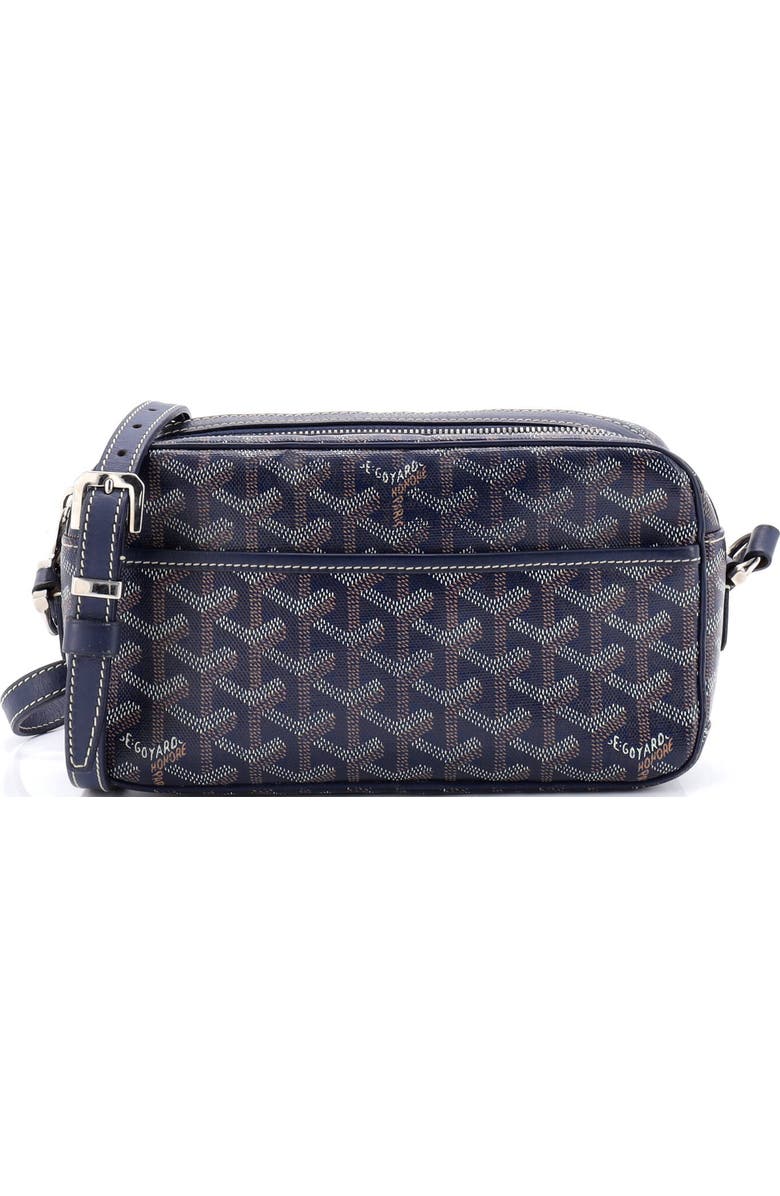 Pre-Owned Goyard Cap Vert Bag Coated Canvas, Main, color, Blue