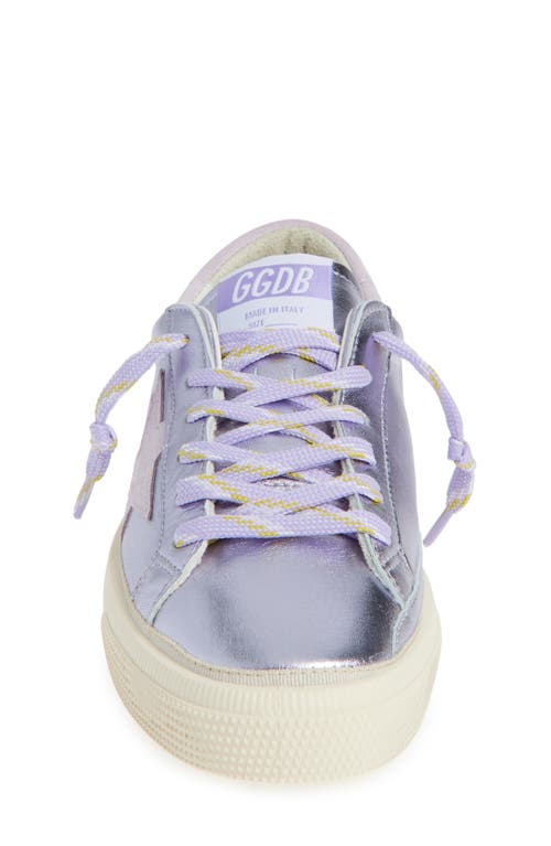 Golden Goose Kids' May Sneaker In Purple