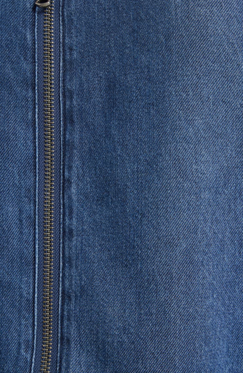 Cloth & Stone Zip Front Shacket, Alternate, color, Horizon Wash