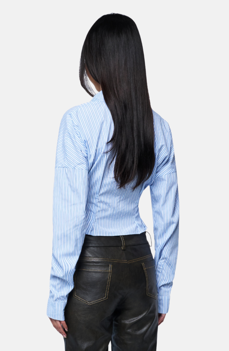 OW Collection Eliza Shirt, Alternate, color, Light Blue Stripe