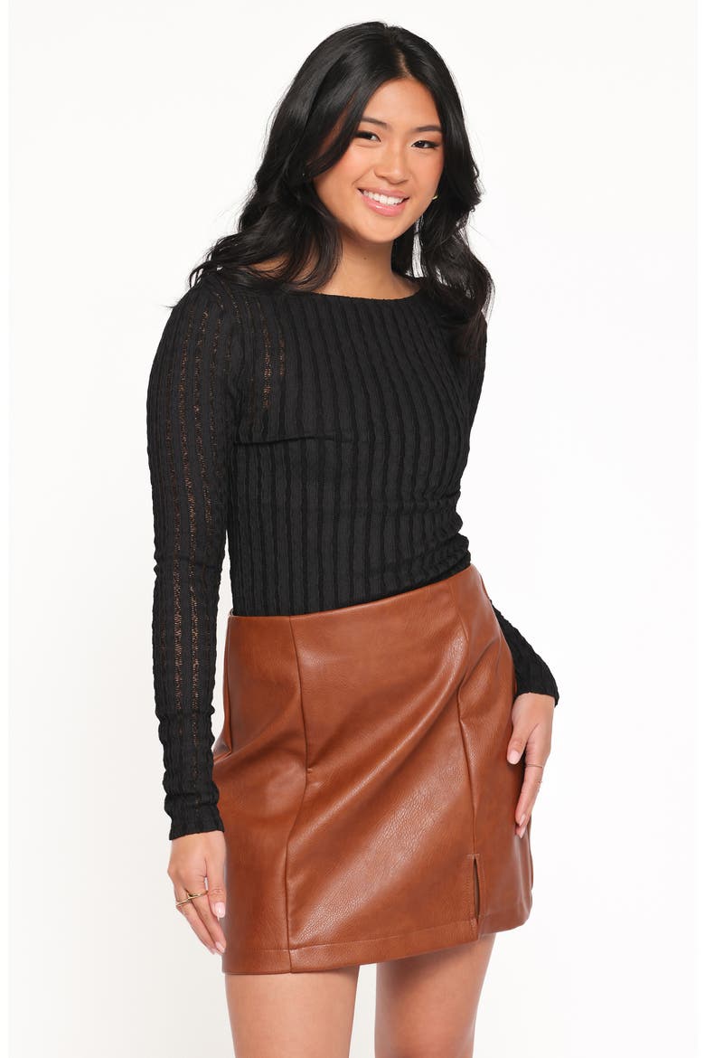 Bellatrix Knit Shirt, Alternate, color, BLACK