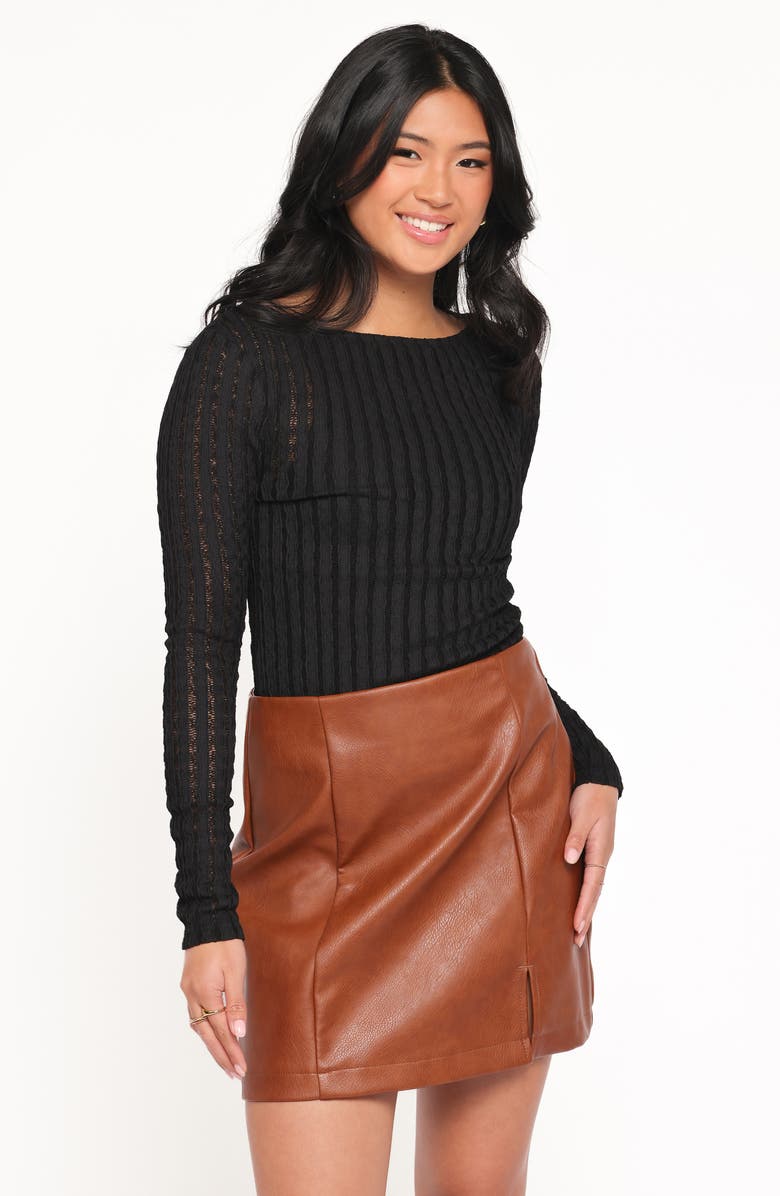 Petal & Pup Bellatrix Knit Shirt, Alternate, color, Black