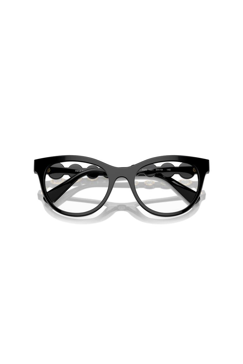 52mm Round optical glasses, Alternate, color, Black