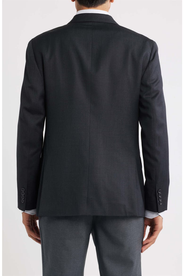 Jetsetter Slim Fit Stretch Wool Blazer, Alternate, color, CHARCOAL