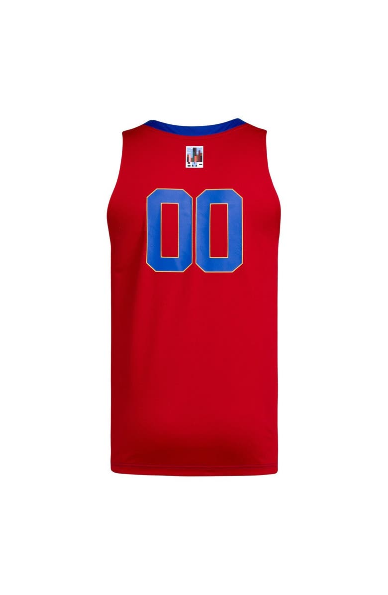 adidas Men's adidas #00 Royal/Red Kansas Jayhawks Black History Month Basketball Jersey, Alternate, color, Royal