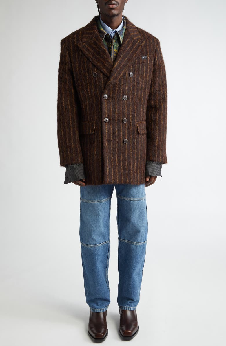 Martine Rose Reversible Camo Jeans, Alternate, color,