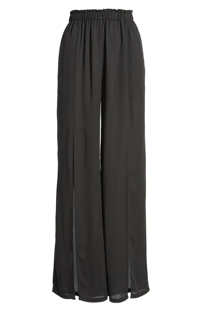 Mimi Chica Slit Detail Pants, Alternate, color, 