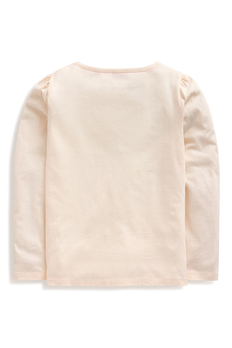 Kids' Fairy Appliqué Long Sleeve Cotton T-Shirt, Alternate, color, VANILLA WHITE FAIRY