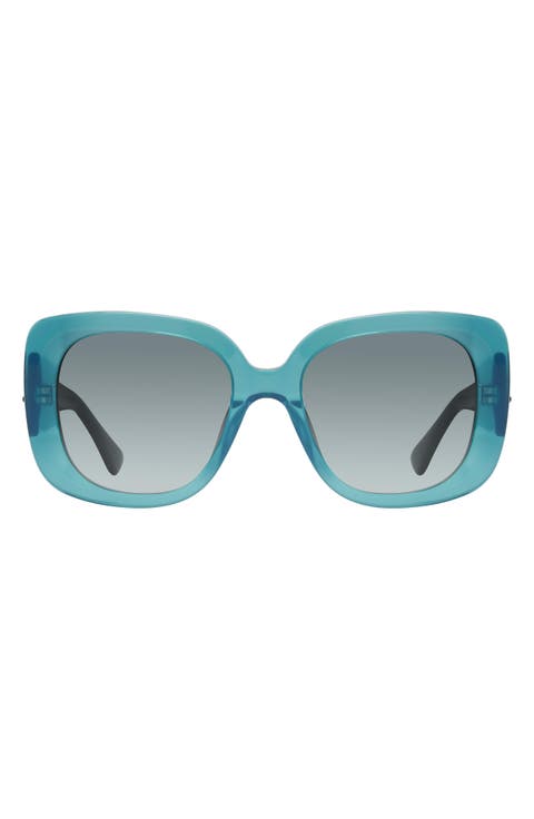 53mm Gradient Butterfly Sunglasses