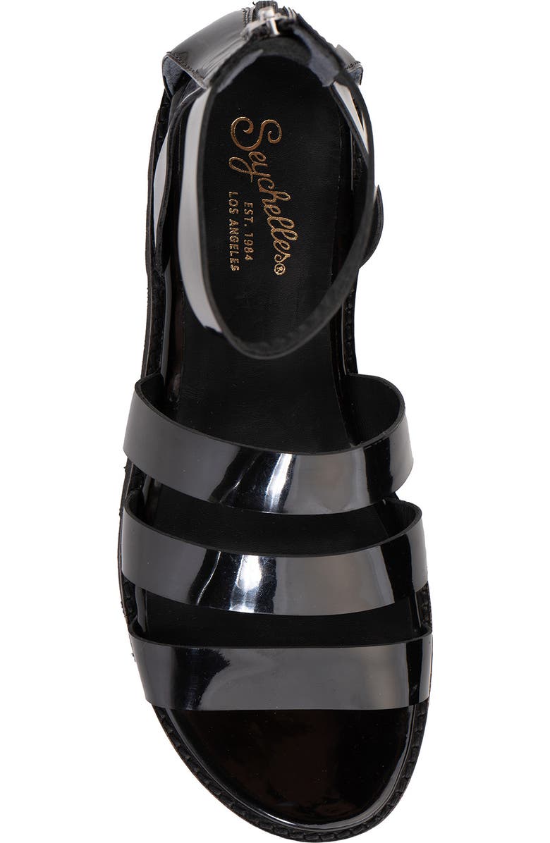 Seychelles Nightlife Patent Platform Sandal, Alternate, color,