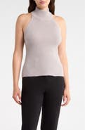 THE CASHMERE PROJECT Mock Neck Cashmere Blend Sweater Tank