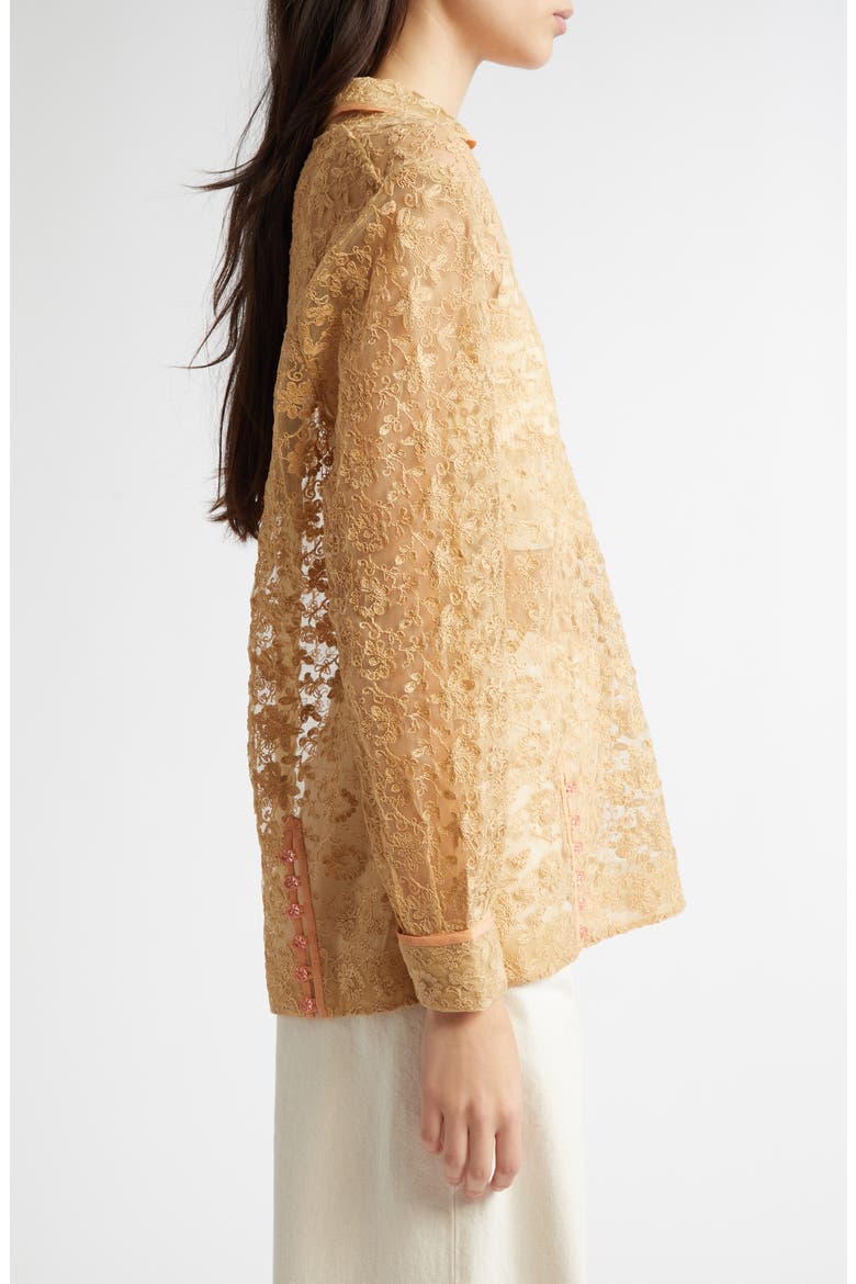 Attic Lace Top, Alternate, color, ECRU PINK