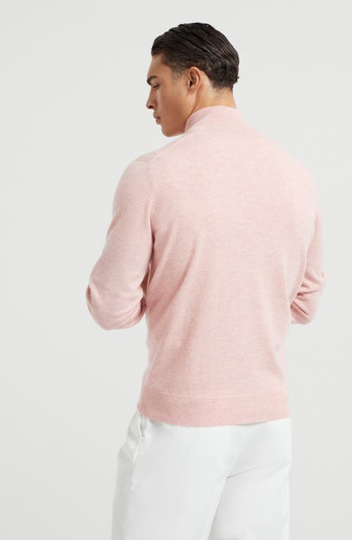 Brunello Cucinelli Cashmere Sweater In Salmon