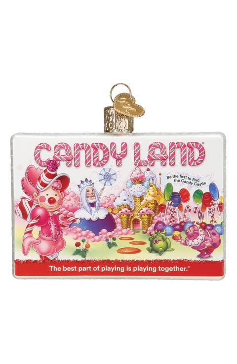 Candy Land Glass Ornament