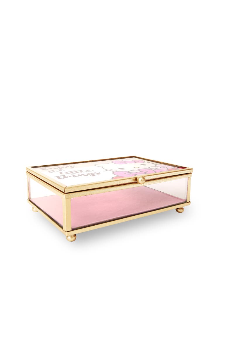 Hello Kitty "Enjoy The Little Things" Glass Box, Alternate, color, Pink