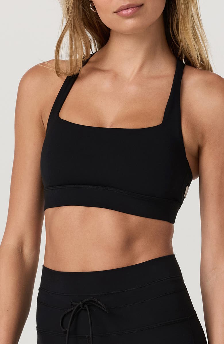 Vuori Daily Form Sports Bra, Main, color, Black