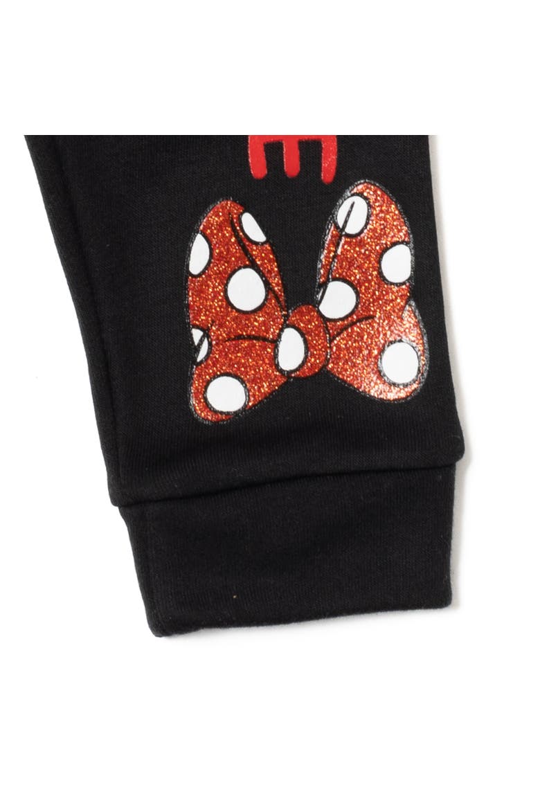 Minnie Mouse 2-Piece Fleece Sweatshirt and Pants Set, Alternate, color, Red Black Minnie