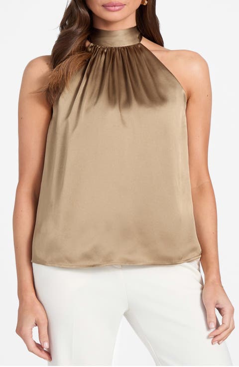 Elisa Sleeveless Silk Top
