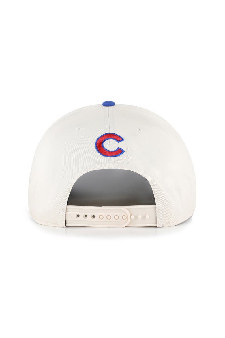 Men's '47 Natural/Royal Chicago Cubs Rope Script Hitch Adjustable Hat, Alternate, color, Natural