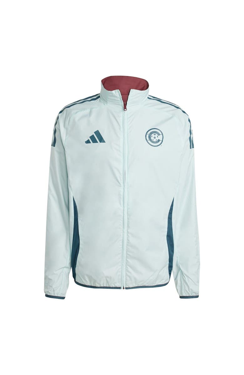 adidas Men's adidas Burgundy/Sky Blue Colorado Rapids 2025 Anthem Reversible Full-Zip Jacket, Alternate, color, Burgundy