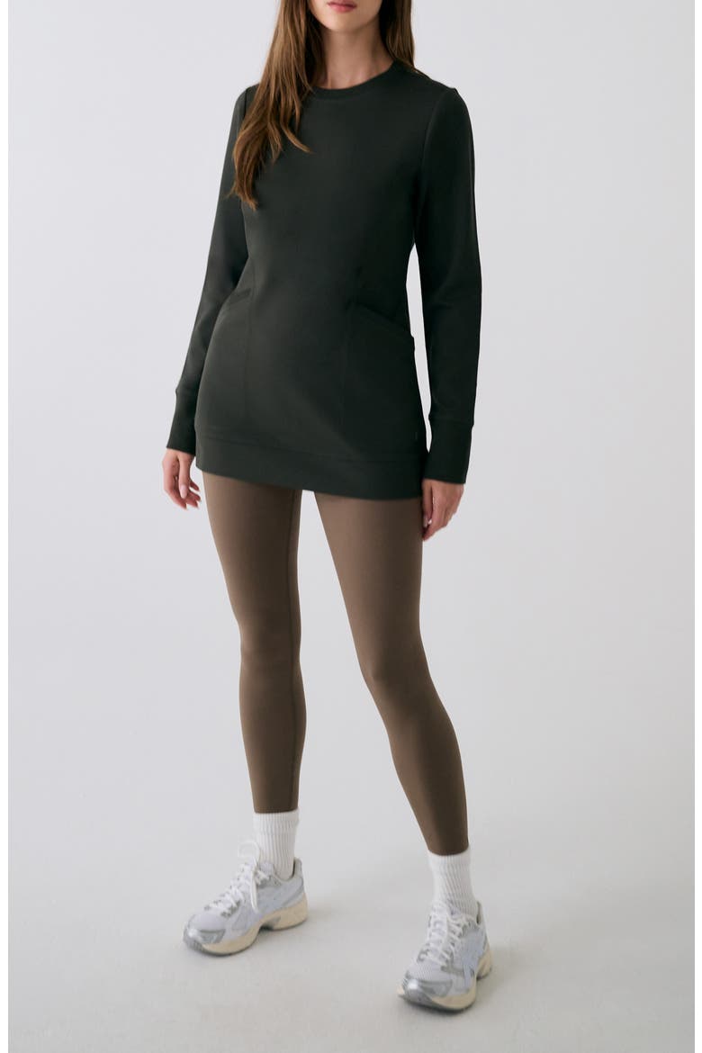 Mindset Tunic Sweatshirt, Main, color, OLIVE