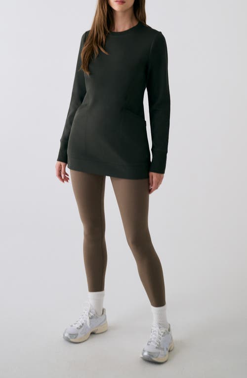 Lole Mindset Tunic Sweatshirt In Green