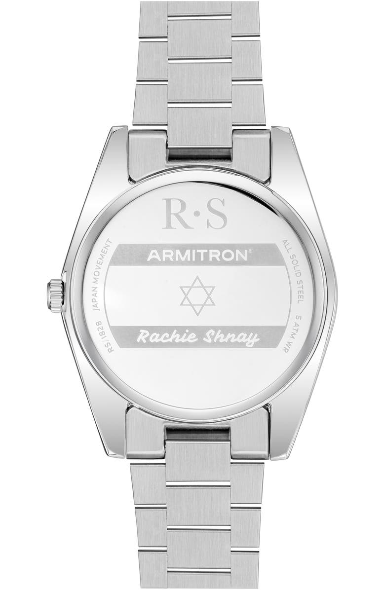 Rachie Shnay The Jumbo Mazel Lapis Lazuli Bracelet Watch, 41mm, Alternate, color, Blue Lapis