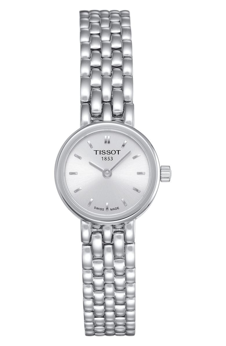 Tissot Lovely Bracelet Watch, 19mm, Main, color, Silver