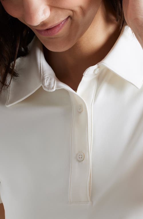 Shop Rhone Course To Court Performance Polo In Snow White