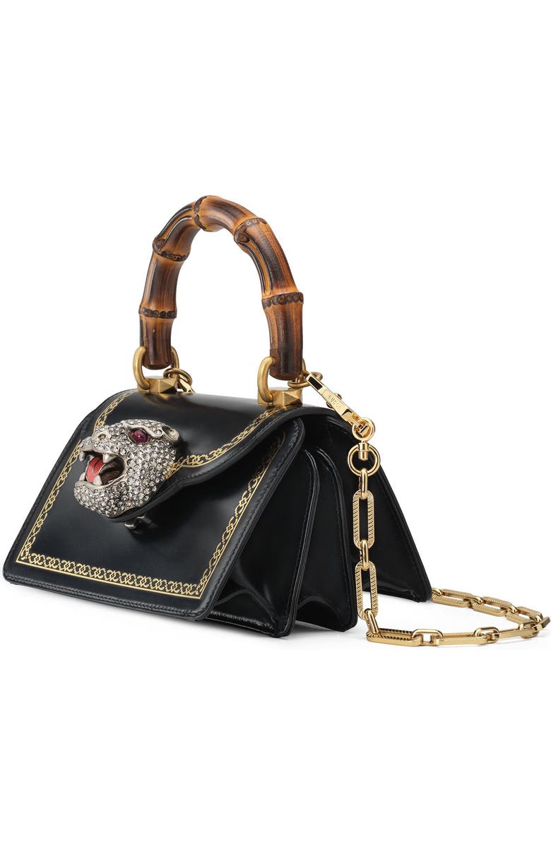 Gucci Mini Thiara Top Handle Leather Satchel, Alternate, color,