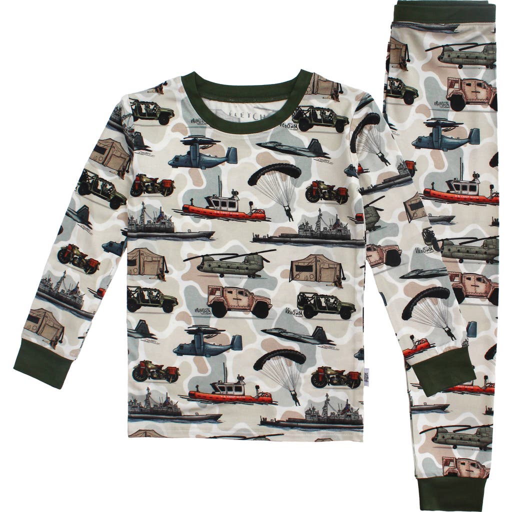 Fletch The Brave 2.0 2 Piece Pajama Set In Multi